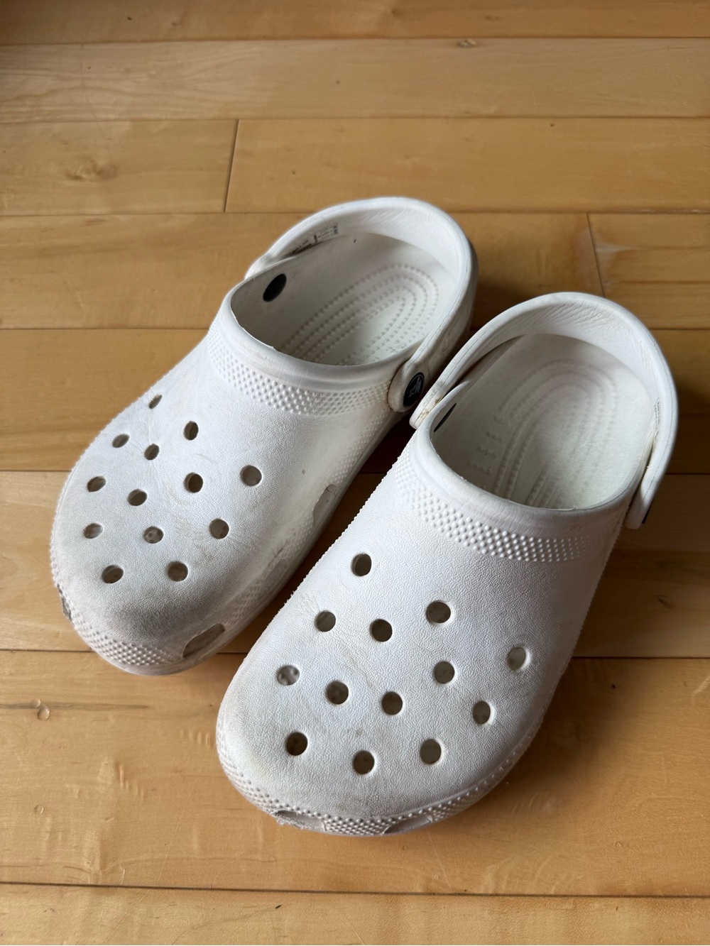 Kids White Crocs